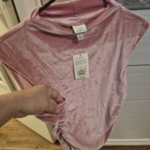 a new day Pink Velvet Bodysuit